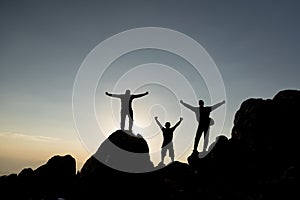 Success after a hard climb