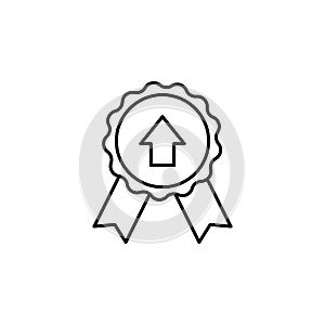 success, medal, quality icon. Element of marketing for mobile concept and web apps icon. Thin line icon for website design and