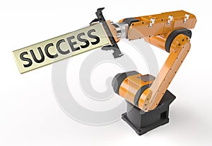 Success metal sign