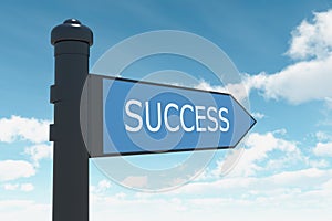Success roadsign