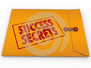Success Secrets Winning Information Classified Envelope photo