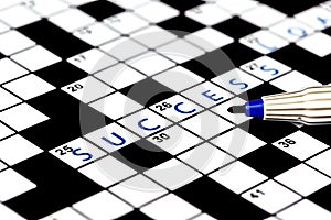 Success in solving crossword puzzle