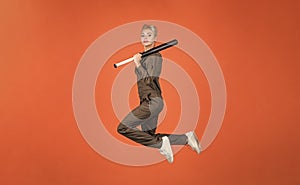 success. sports and games. cricket player on orange background.