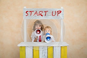 Success, start up and business idea concept