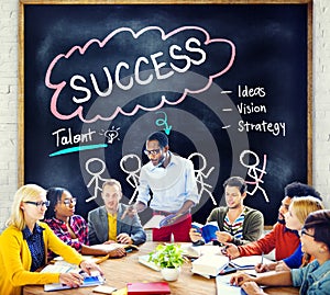 Success Talent Vision Strategy Goals Concept