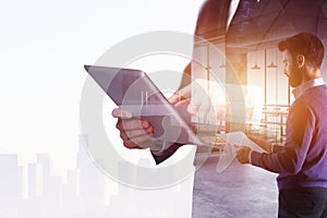 Success and technology concept