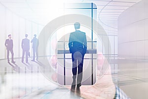 Success, technology and future concept