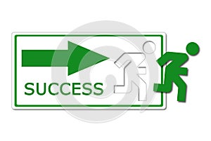 Success way icon