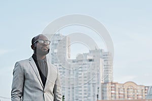 Successful African American Businessman Portrait