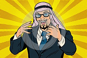 Successful Arab businessman