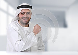Successful arabian businessman / executive