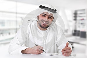 Successful arabian businessman / executive