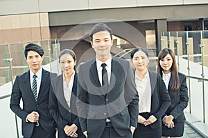 Successful business team