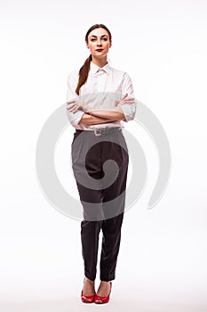 Successful business woman with arms crossed