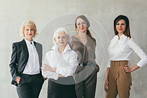 Successful business women educated female leaders photo