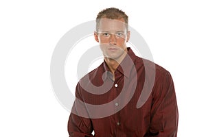 Successful businessman in dress shirt