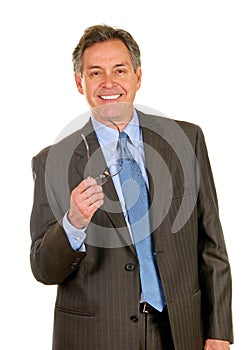 Successful Businessman Wearing Suit And Tie