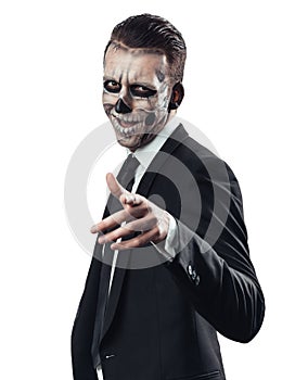 Successful businessman zombie