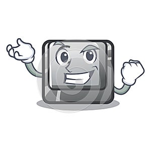 Successful button C in the mascot shape