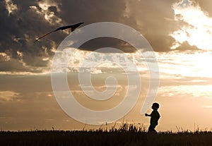 Successful kite flight.