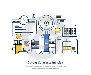 Successful marketing plan business process, market research, analysis