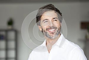 Successful Mature Man Smiling