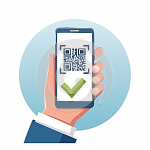 Successful QR Code Validation on a Smartphone