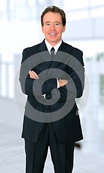 Successful Senior Businessman Smiling