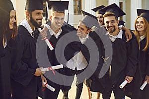 Successful univesity graduation concept