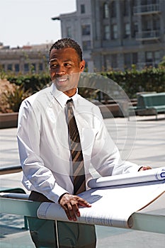 Successful Young Architect