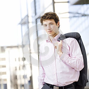 Successful young businessman photo