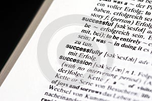 Successfully in dictionary