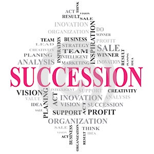 SUCCESSION WORD photo