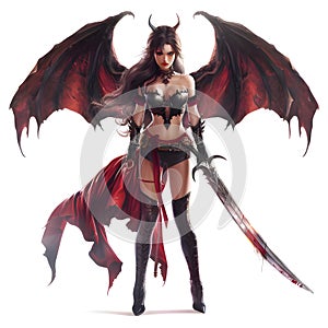 Succubus Girl with sword