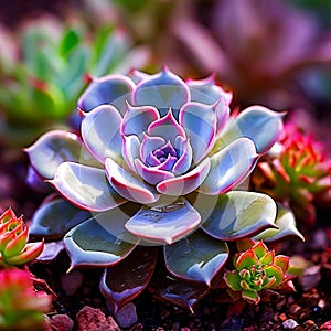 succulent succulentaceae plants adapted to arid conditions wih photo