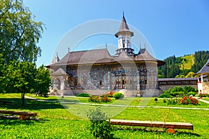 The Sucevita Monastery, Moldavia, Romania