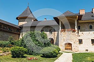 The Sucevita Monastery in romania