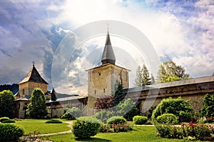 Sucevita orthodox monastery in Romania