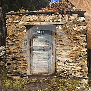 Such as toilets in the Himalayas in Pangboche