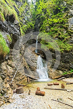 Sucha Bela route in Slovensky Raj.