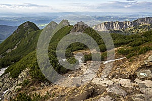 Sucha Czuba peak in the Western Tatra Mountains