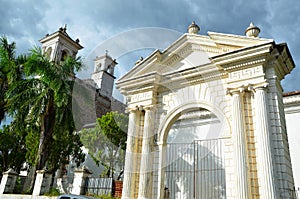 SuchitotoÃÂ´s cathedral, in El Salvador photo