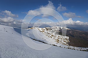 Suchy vrch, view from Sstredok, Velka Fatra, Slovakia