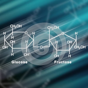 Sucrose Structural chemical formula