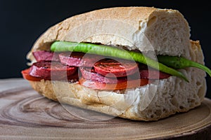 Sucuk Ekmek / Sausage in Bread Sandwich
