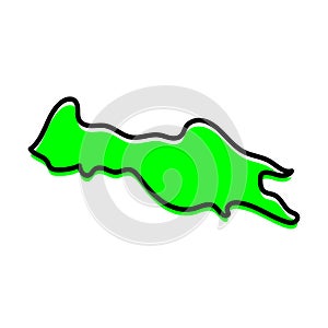 SucumbÃÂ­os state map vector design