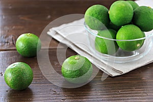 Sudachi; green small citrus