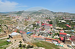 Sudak city seen from Genoese fortress