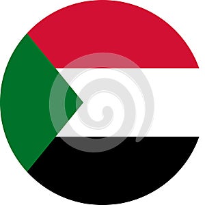 Sudan Flag illustration vector eps