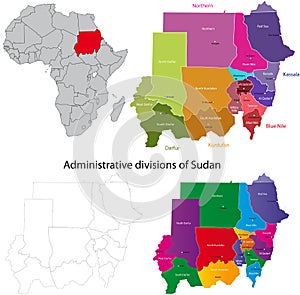 Sudan map